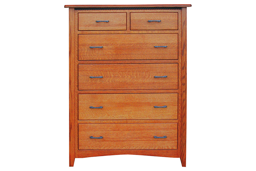 deluxe mission chest of drawers